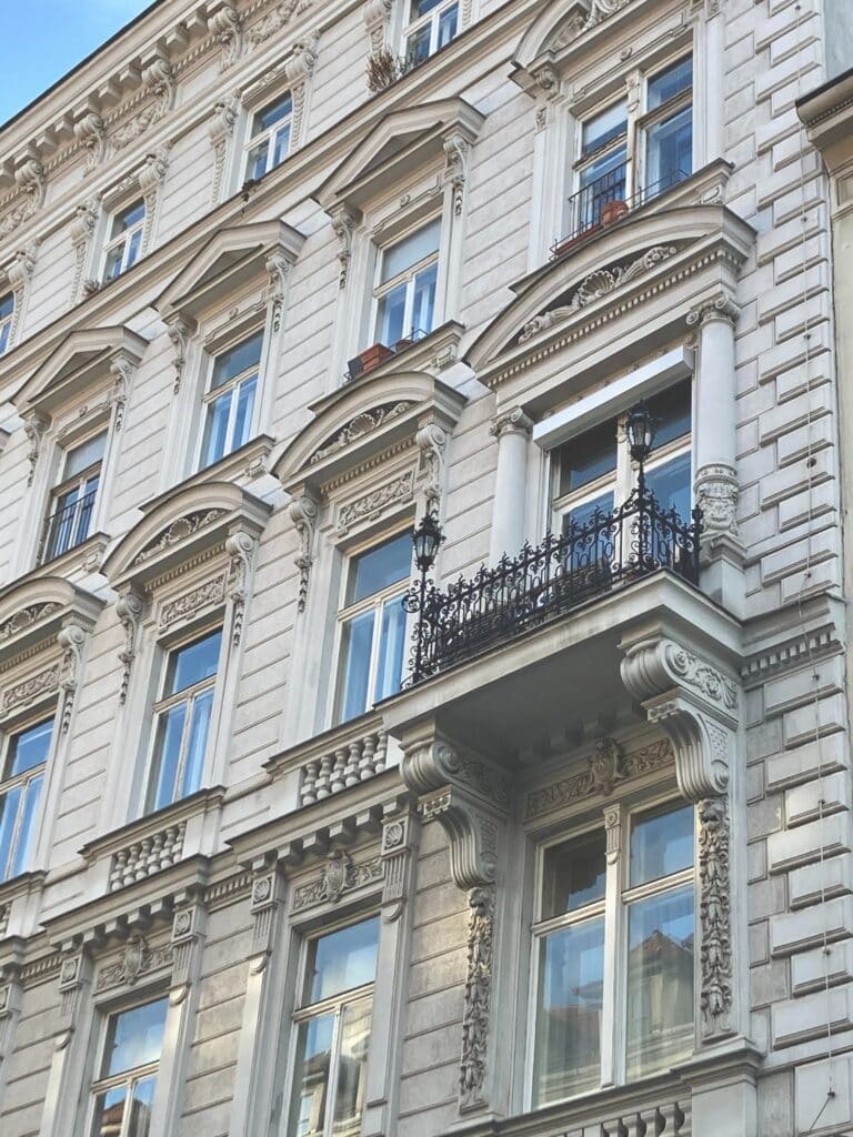 Altbaufassade in Wien